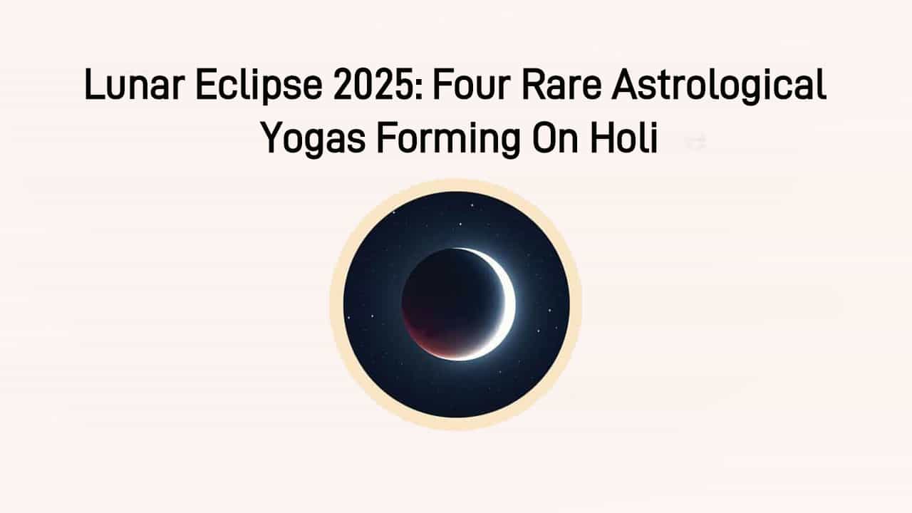 Lunar Eclipse 2025: Lunar Eclipse On The Colourful Festival Of Holi!